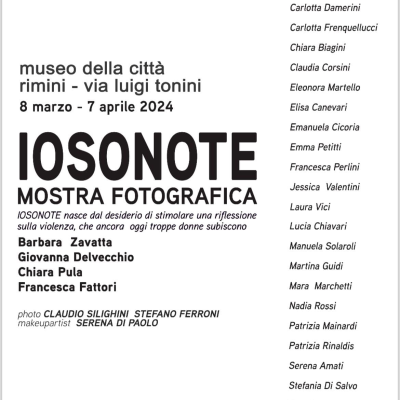 IOSONOTE mostra fotografica